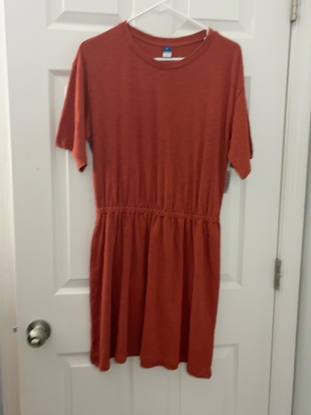 Old Navy Woman’s Casual Short Sleeve Dress in Rust